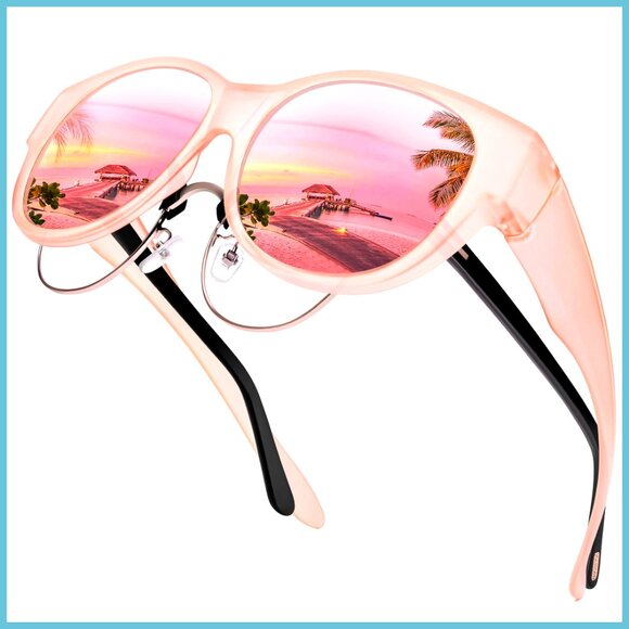 Polarized Fit Over Glasses Sunglasses with TR90 Frame